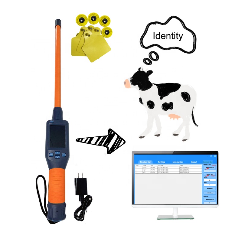 Livestock Ear Tag - Lettore RFID 134.2kHz ISO11784/5 FDX-B HDX